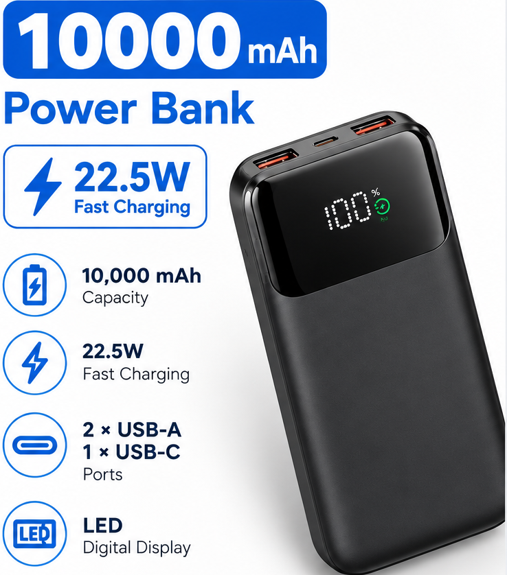 10,000 MAH Power Bank